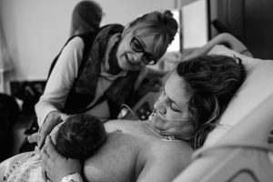 baby skin-to-skin with mom Dutchess doulas